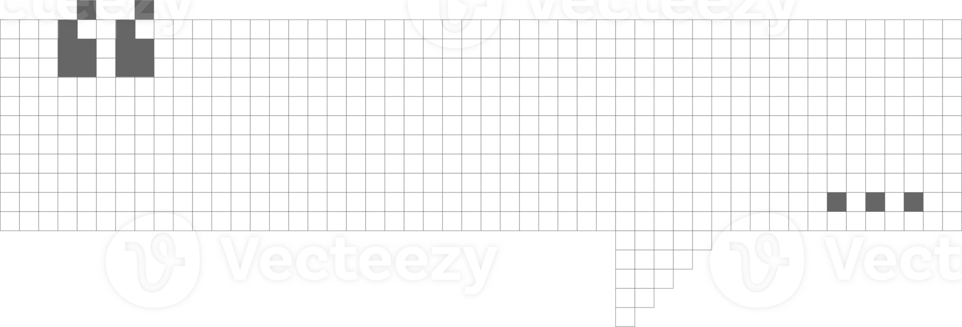 8bit retro game pixel speech bubble balloon with quotation marks icon sticker memo keyword planner text box banner, flat png transparent element design