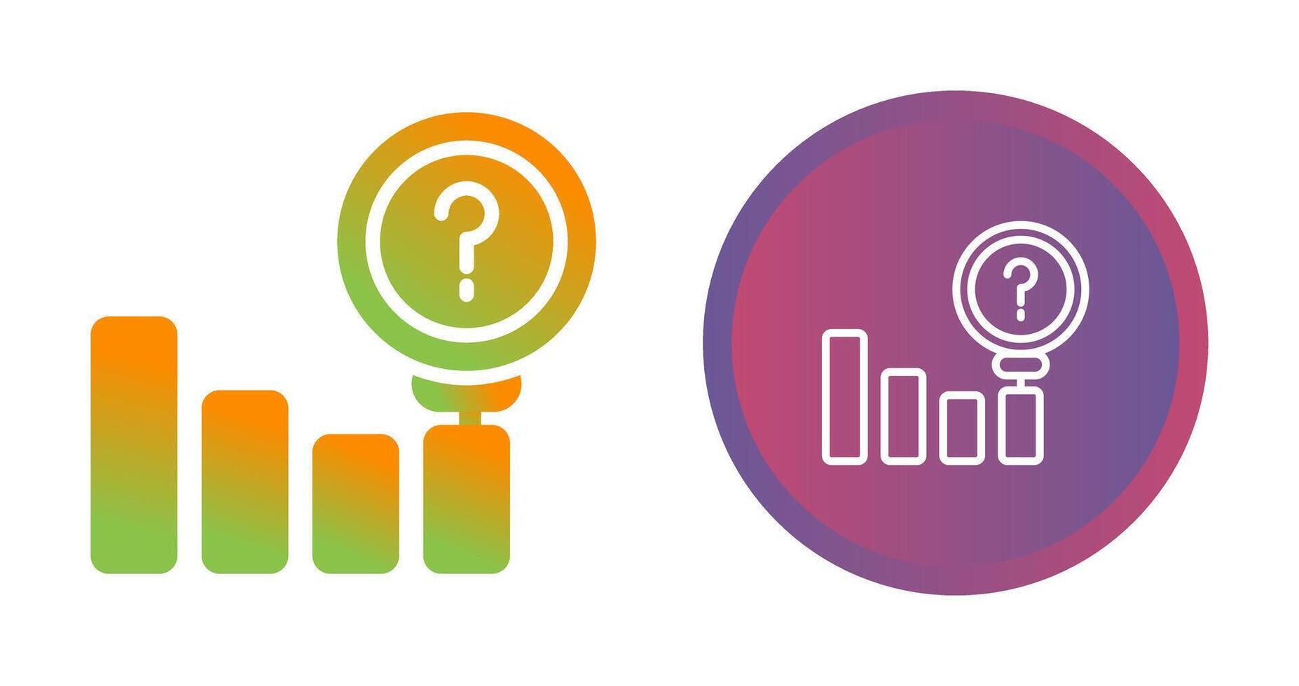Sales Analysis Vector Icon