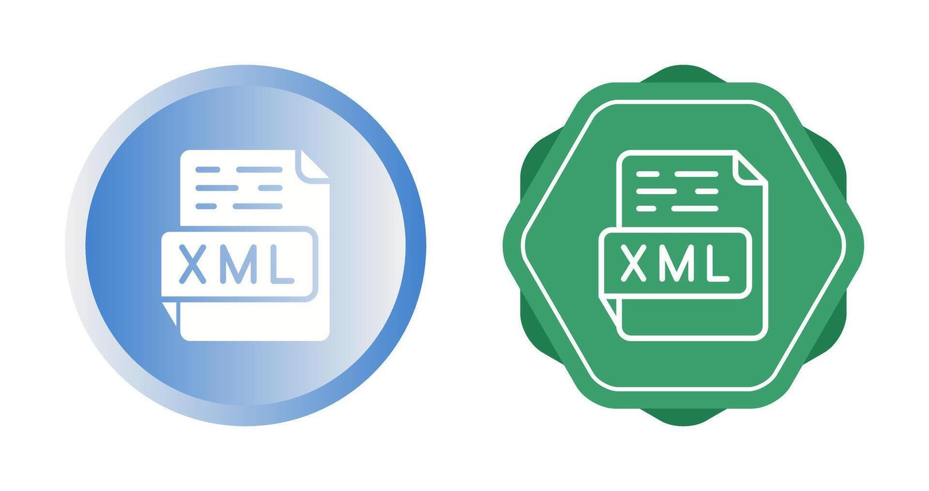 XML Vector Icon