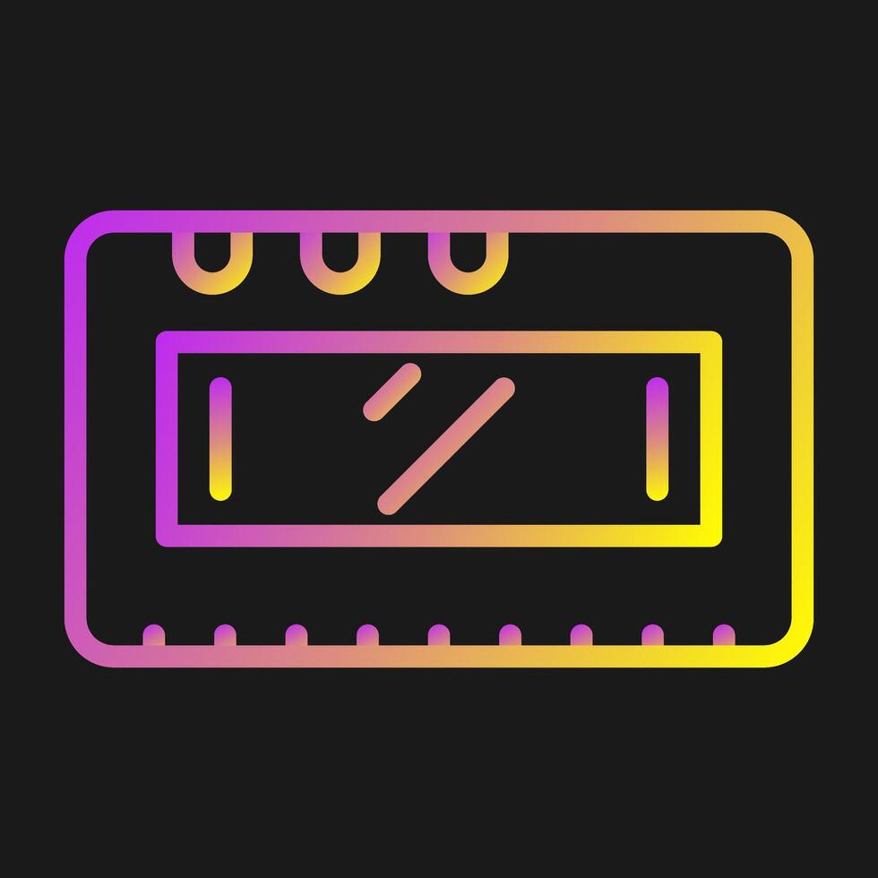 Lcd Vector Icon