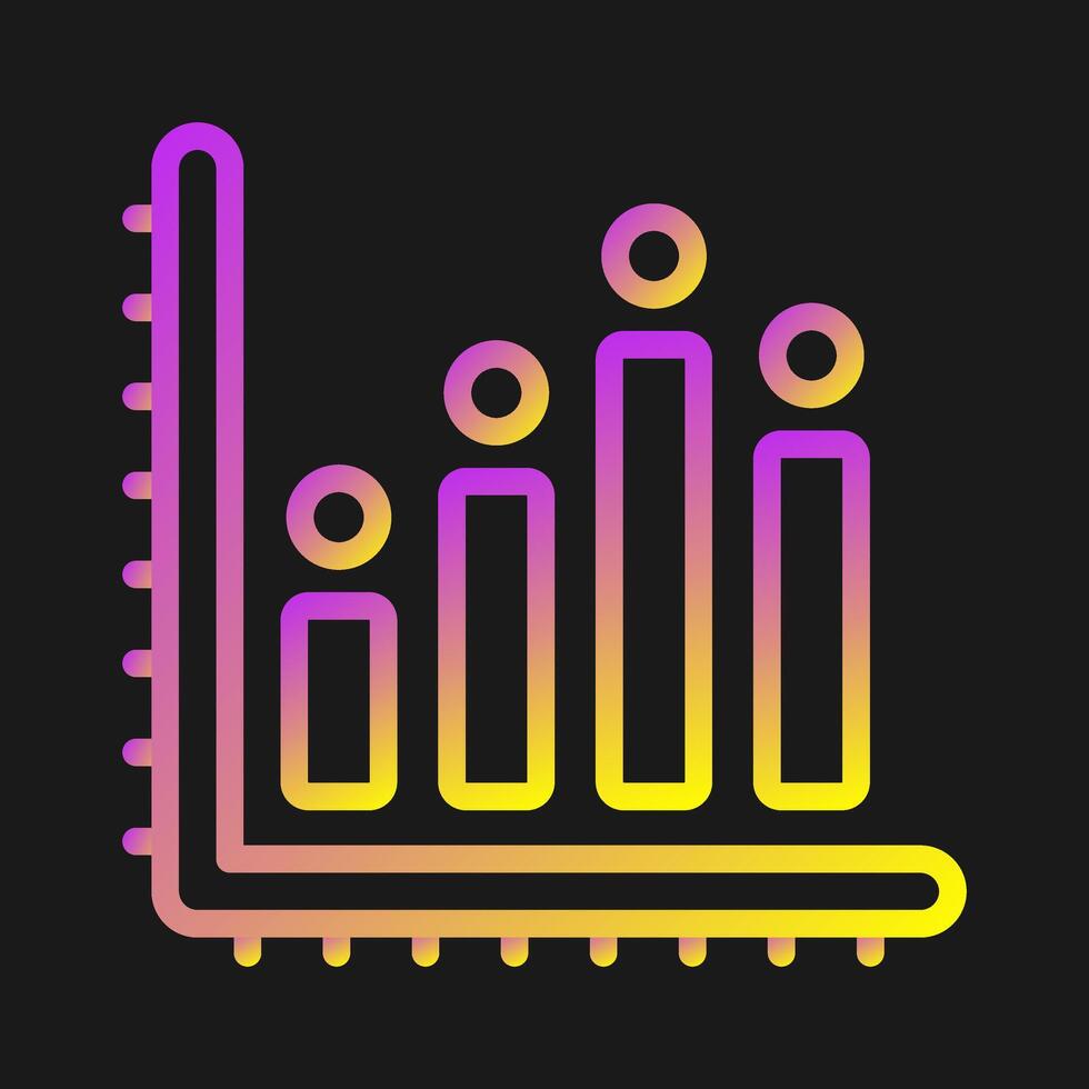Bar Chart Vector Icon