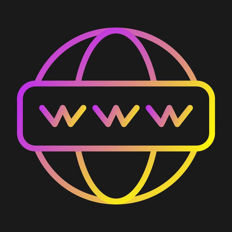 World Wide Web Vector Icon