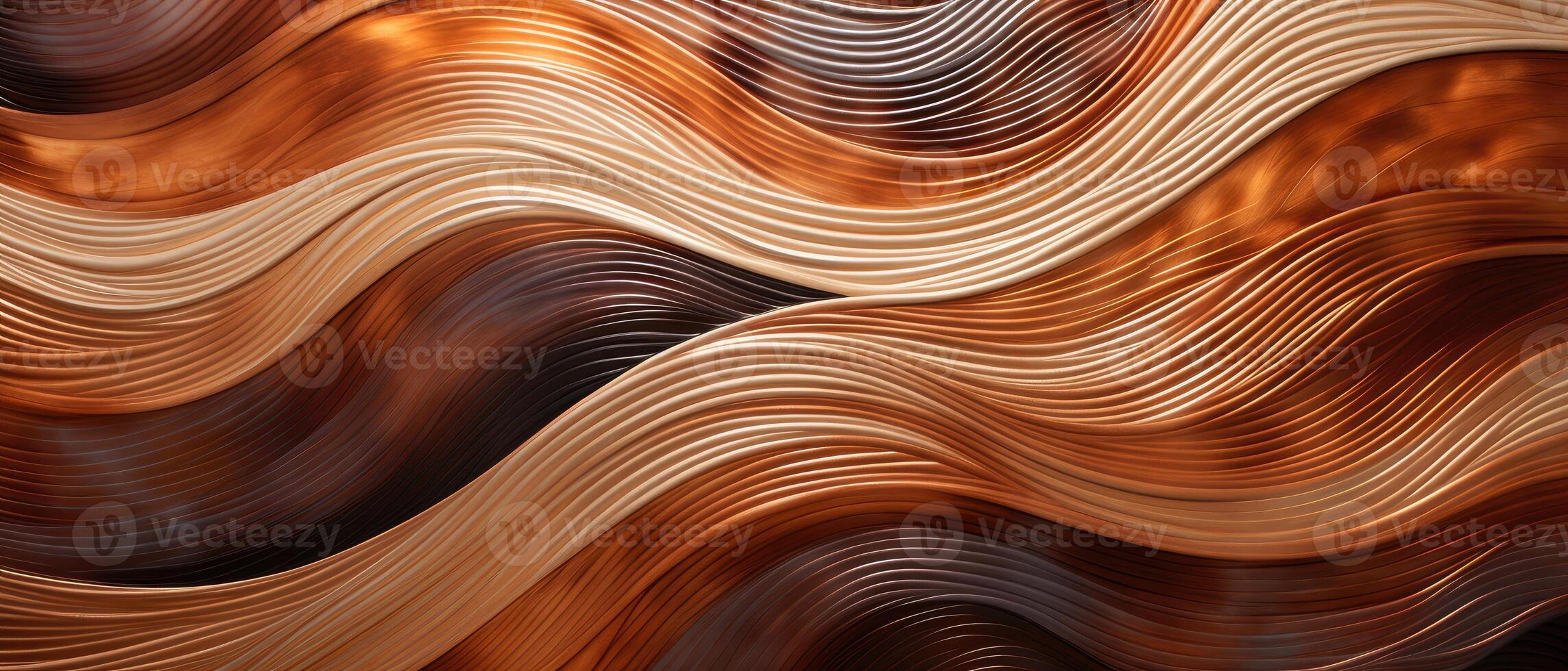 AI generated Sophistication meets texture with this abstract metallic brown copper mosaic tile wall background, adding depth and style, Ai Generated. photo