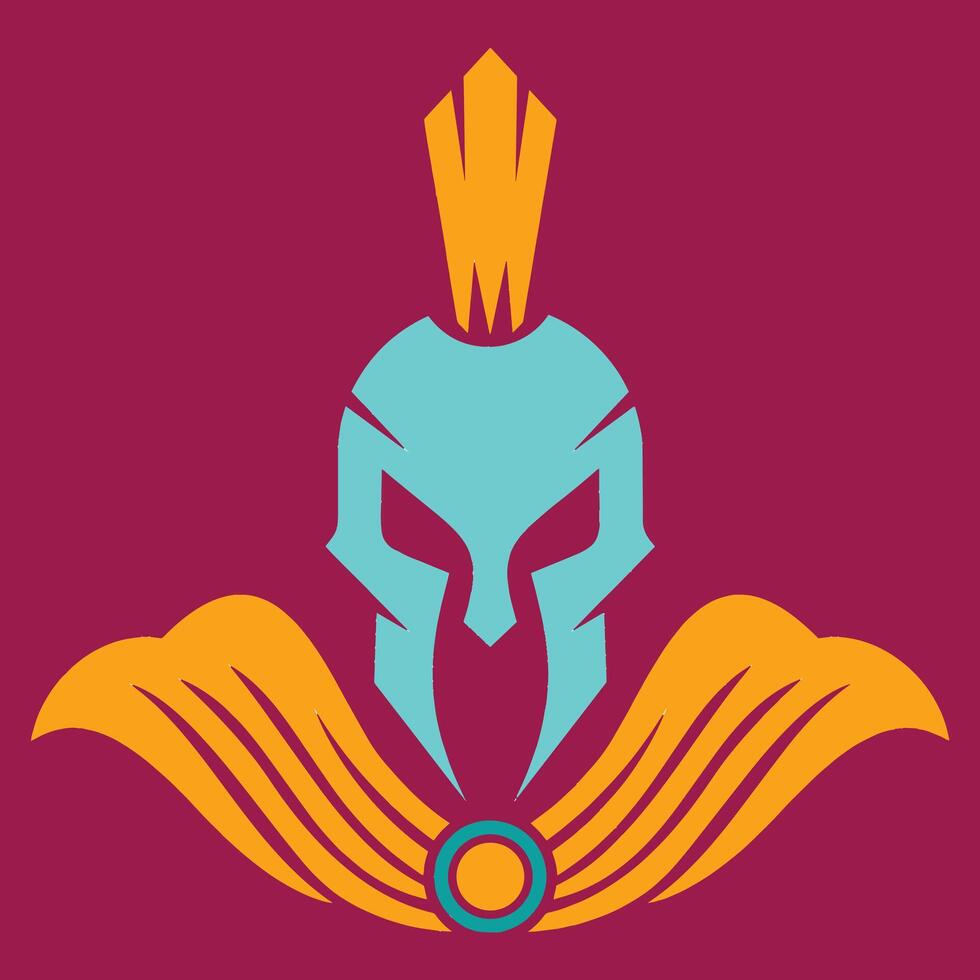 Spartan logo, creative, icon, vector design, template