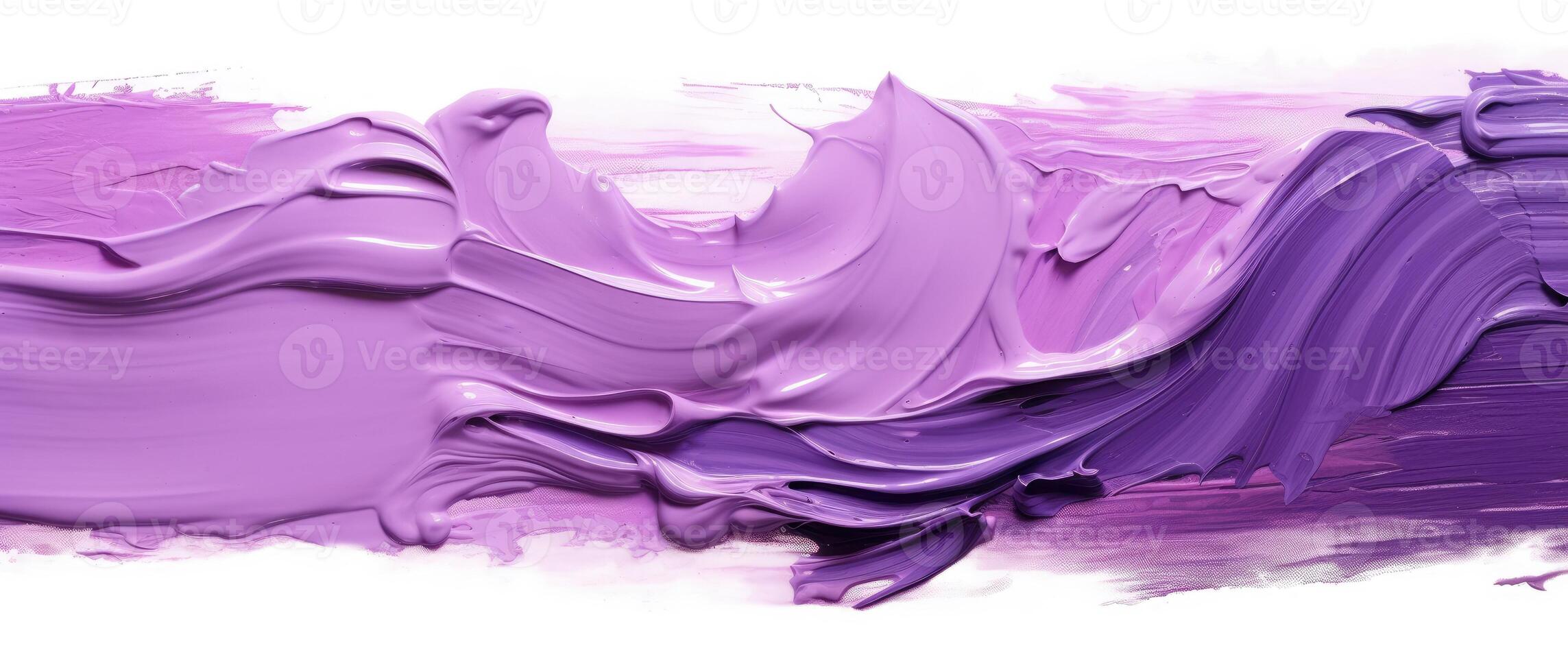 AI generated Purple oil or acrylic color paint brushstroke, infusing a rich and artistic hue into your creative project, Ai Generated. photo