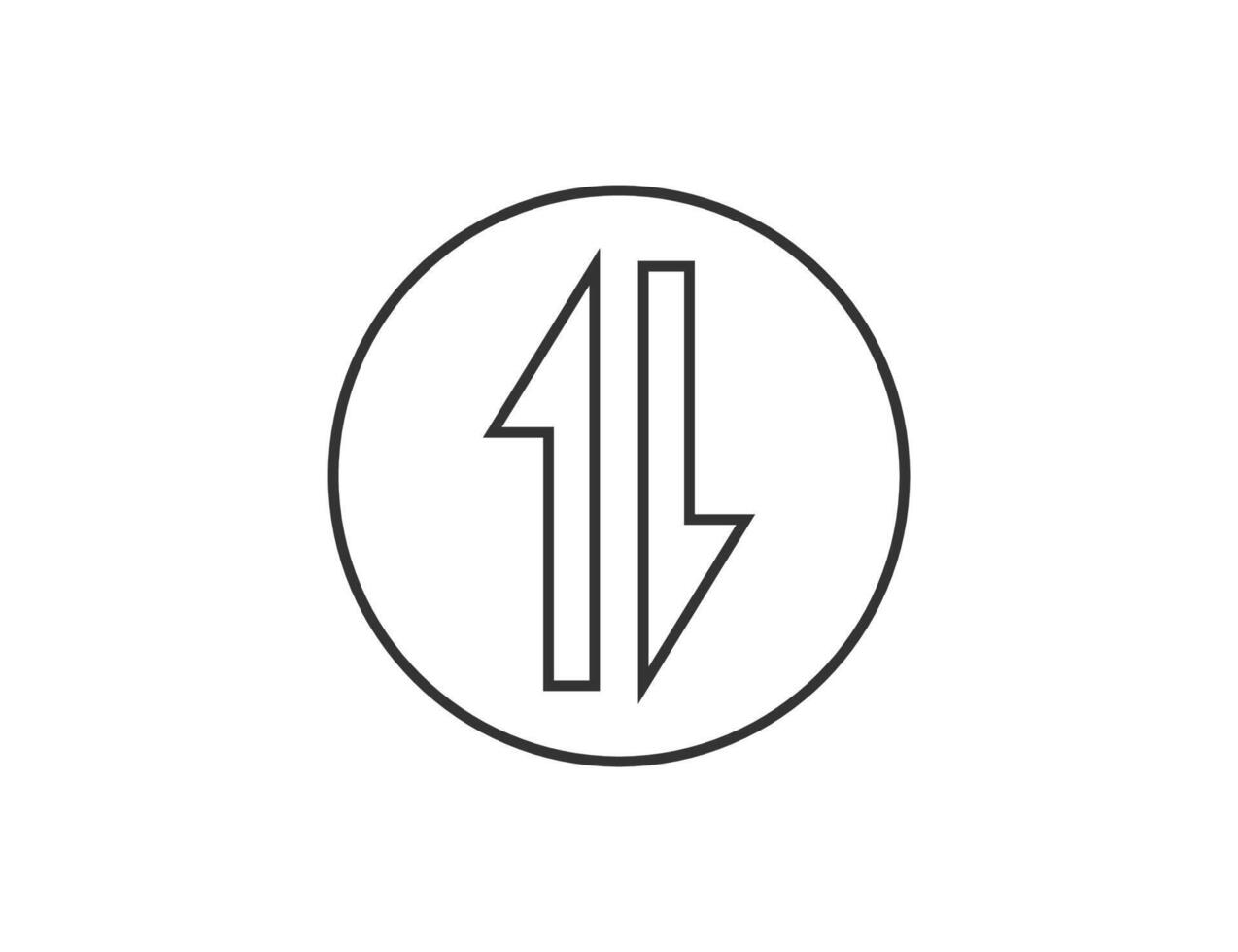Exchange data icon. Vector illustration.