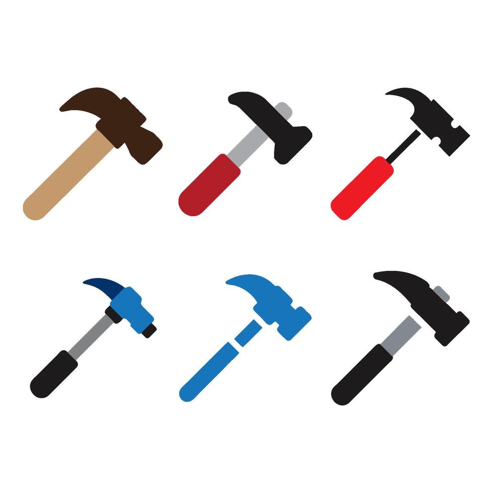 Hammer vector icon