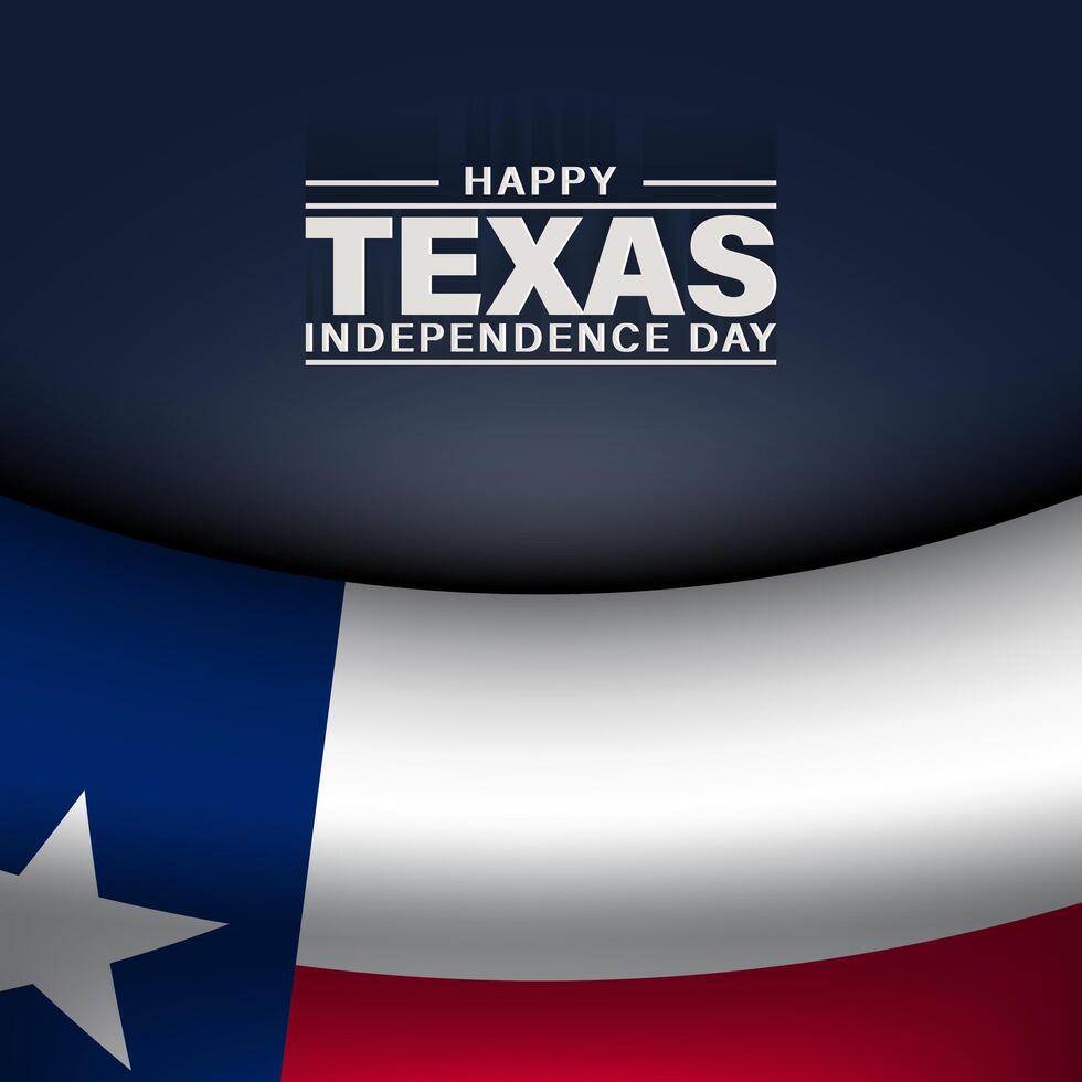 Texas Independence Day Background Design. vector