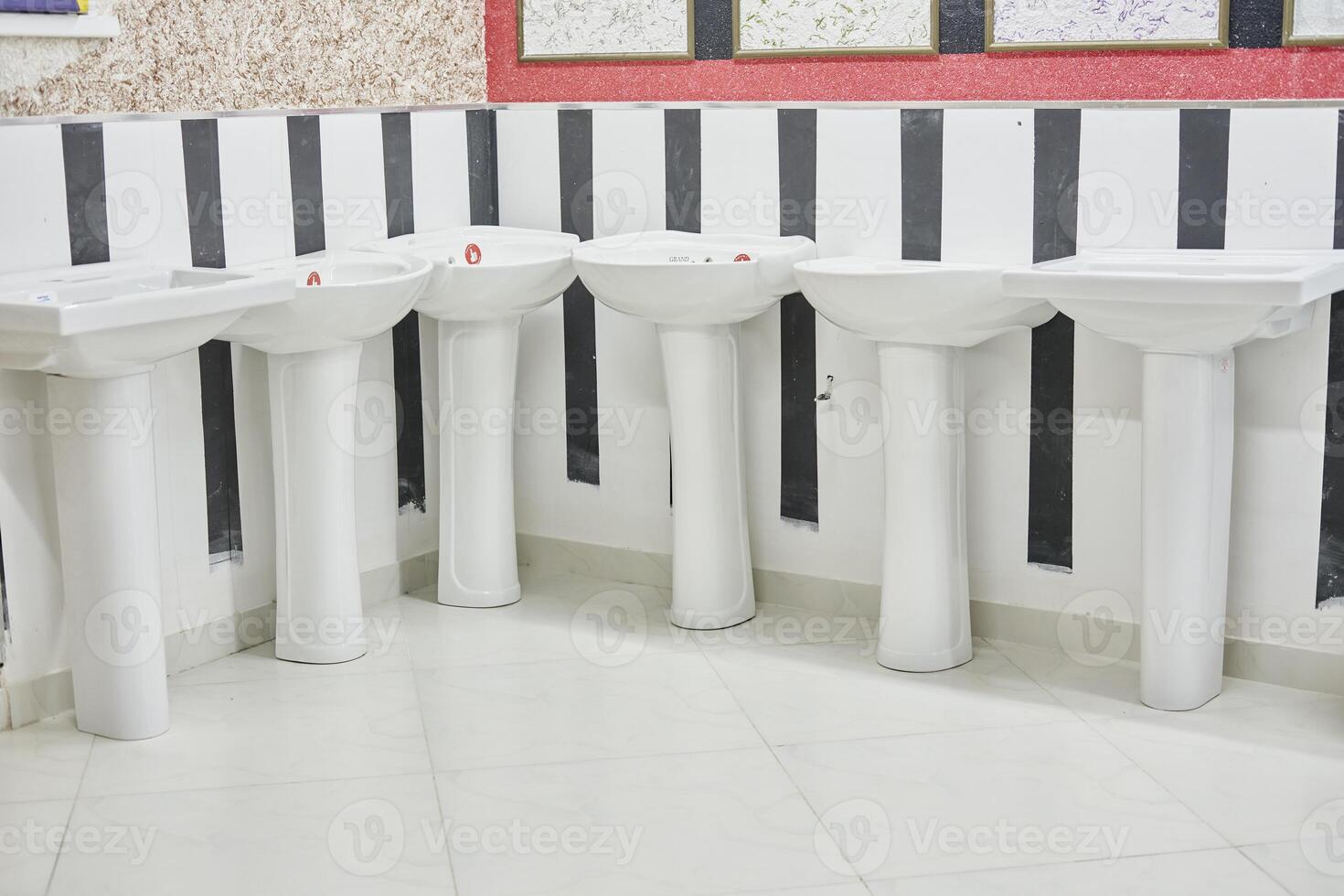 Toilet displays in store photo