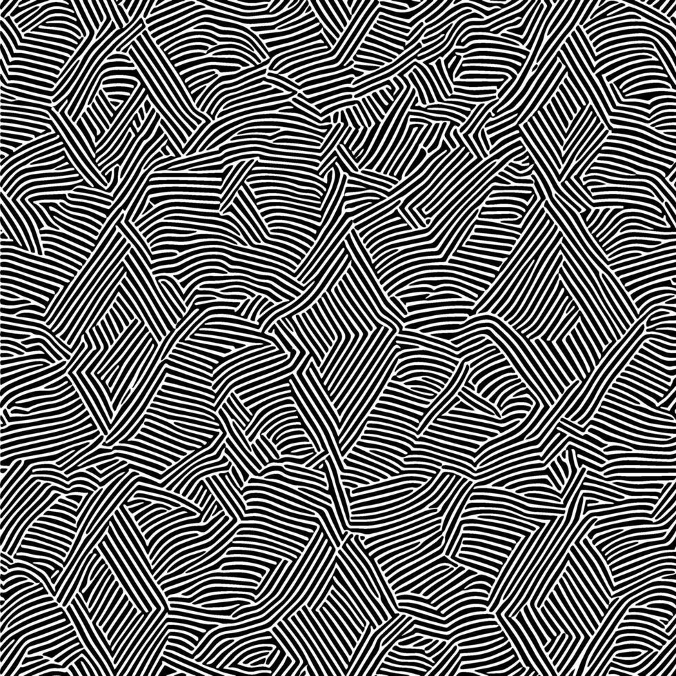 Seamless abstract doodle pattern. Intricate lines for fabric patterns vector