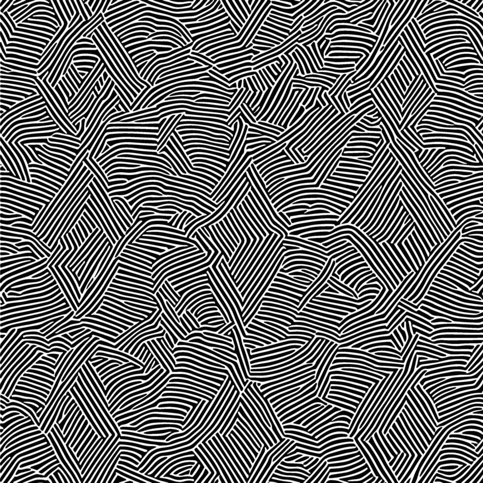 Seamless abstract doodle pattern. Intricate lines for fabric patterns vector