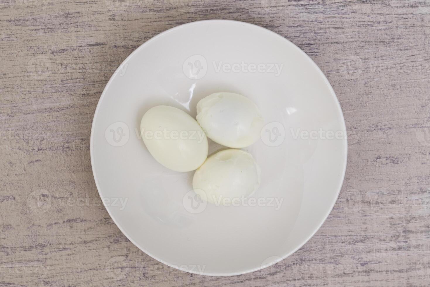 Hard boiled eggs photo