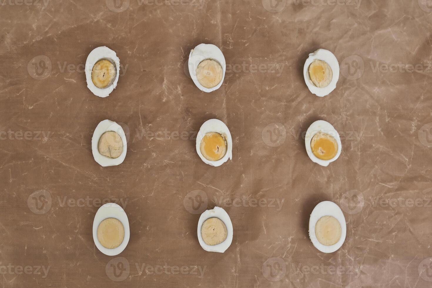 Hard boiled eggs photo