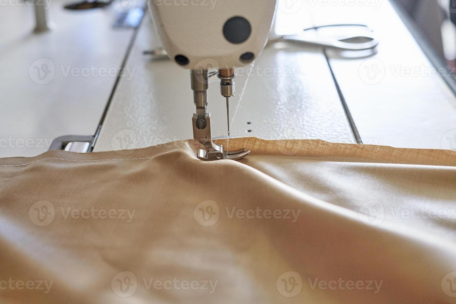 Sewing process view photo