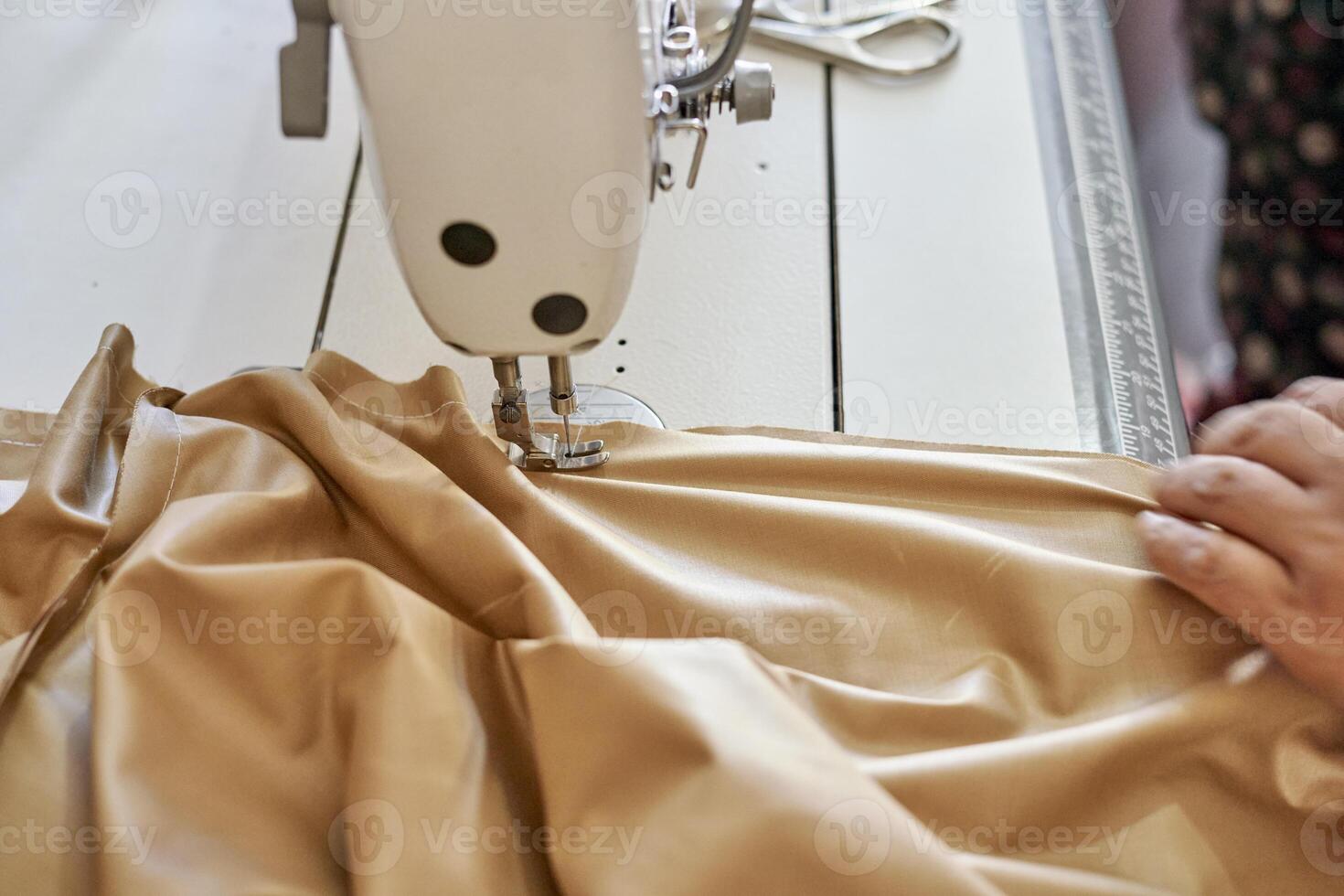 Sewing process view photo