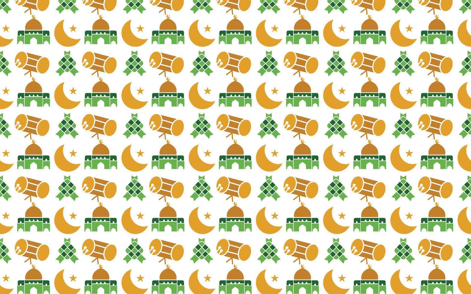 seamless pattern aidil fitri 1445 hijriah to celebrate Eid al-Fitr can be used as a book cover, congratulatory cover or wallpaper vector