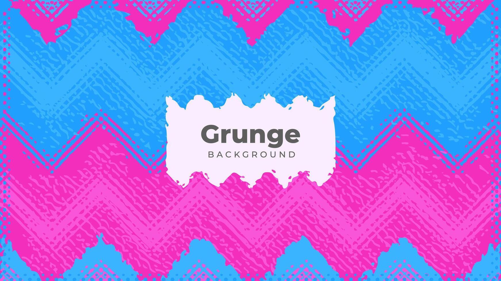 Pink And Blue Zigzag Grunge Background vector