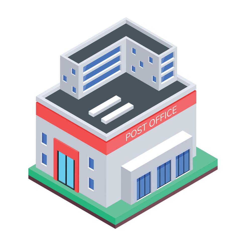 Real Estate Isometric Icon vector