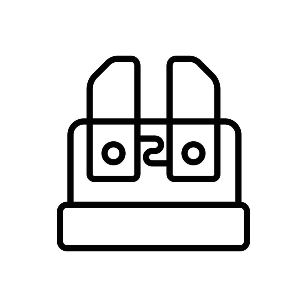 fusible icono vector diseño modelo sencillo y limpiar