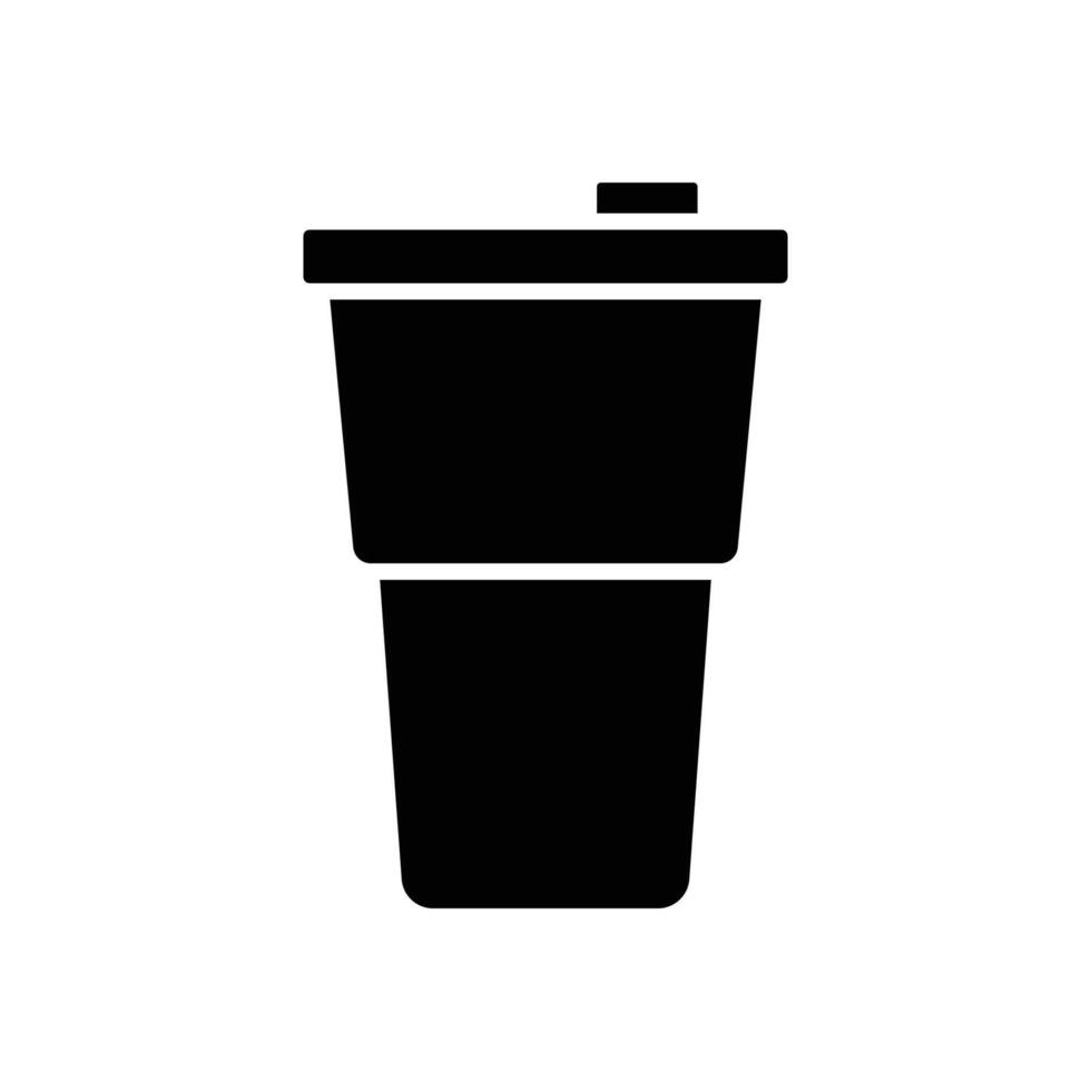 tumbler icon vector design template simple and clean