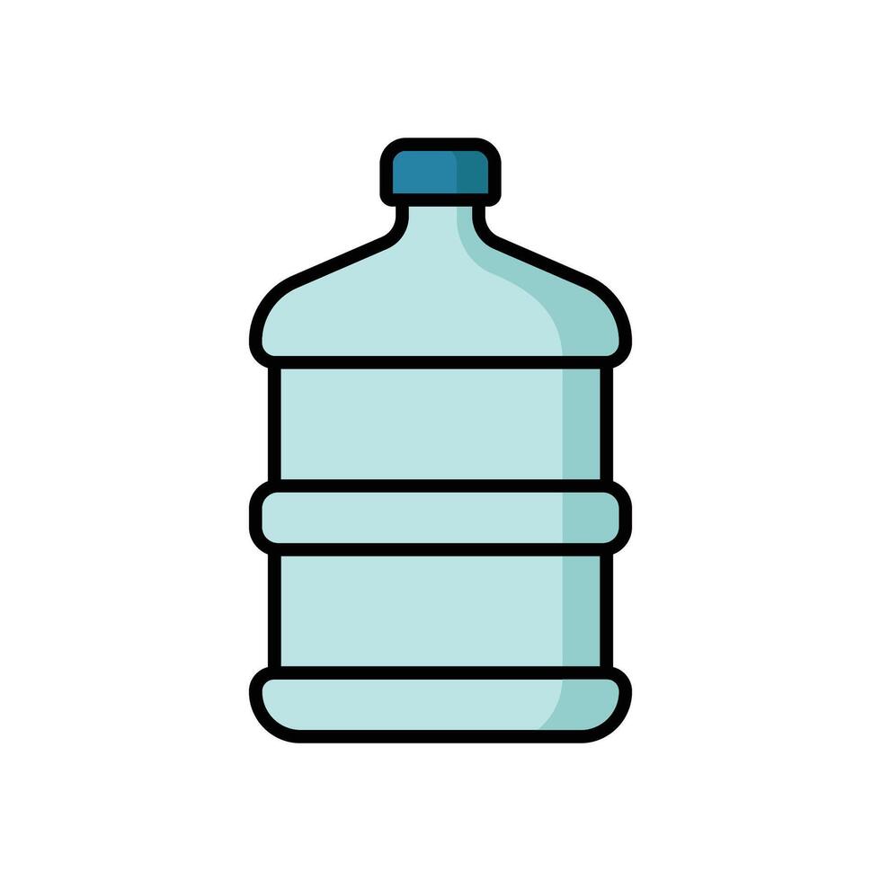 agua galón icono vector diseño modelo sencillo y limpiar