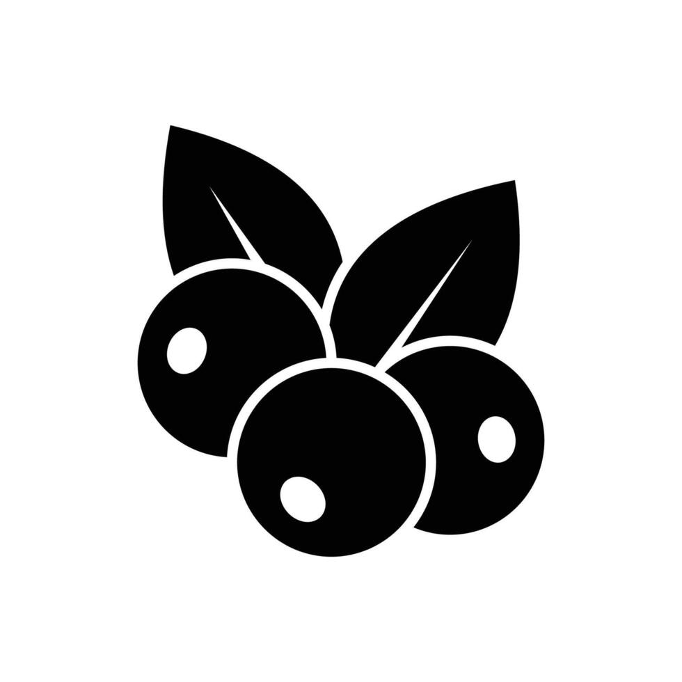 black berry icon vector design template simple and clean