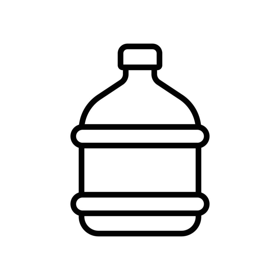 agua galón icono vector diseño modelo sencillo y limpiar