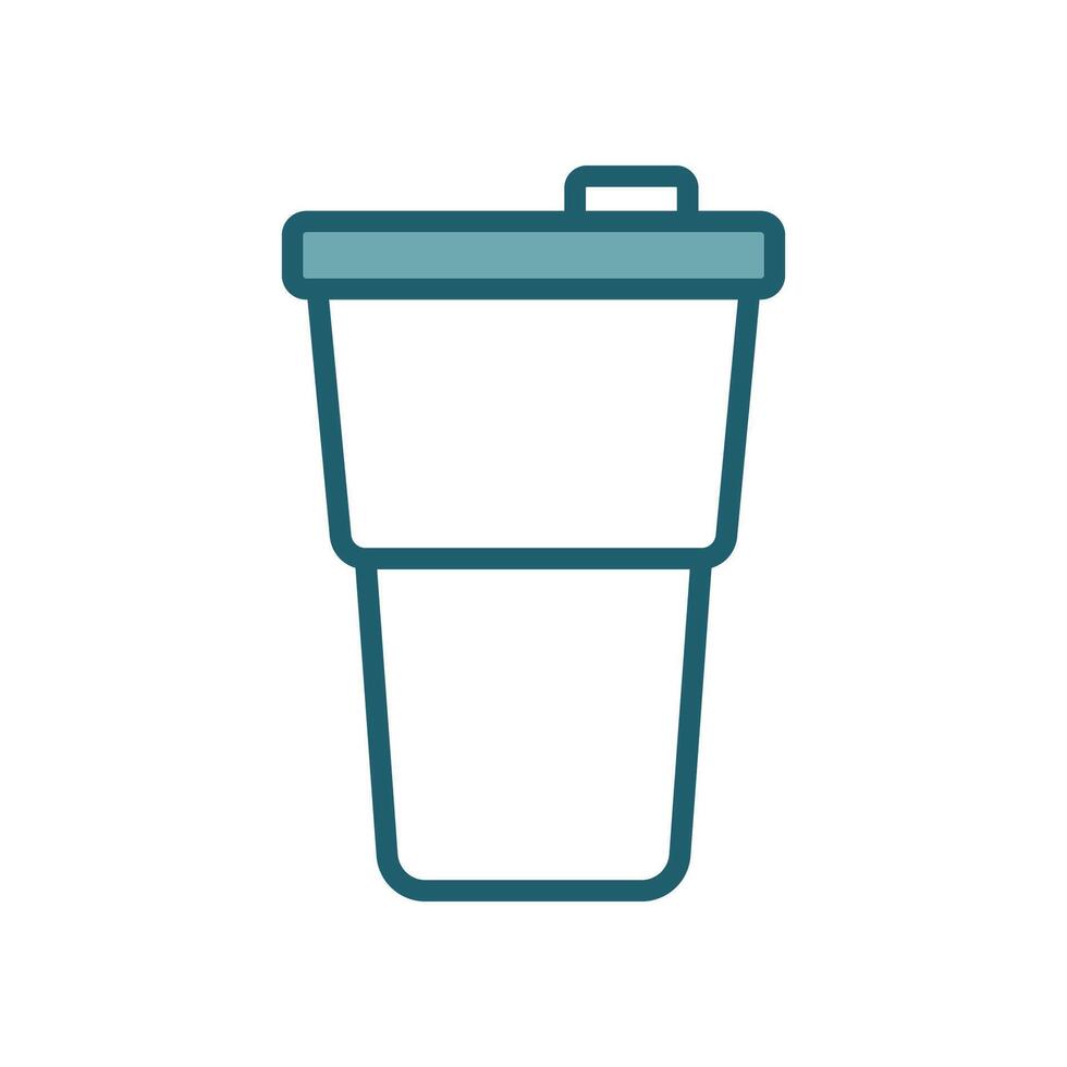 vaso icono vector diseño modelo sencillo y limpiar