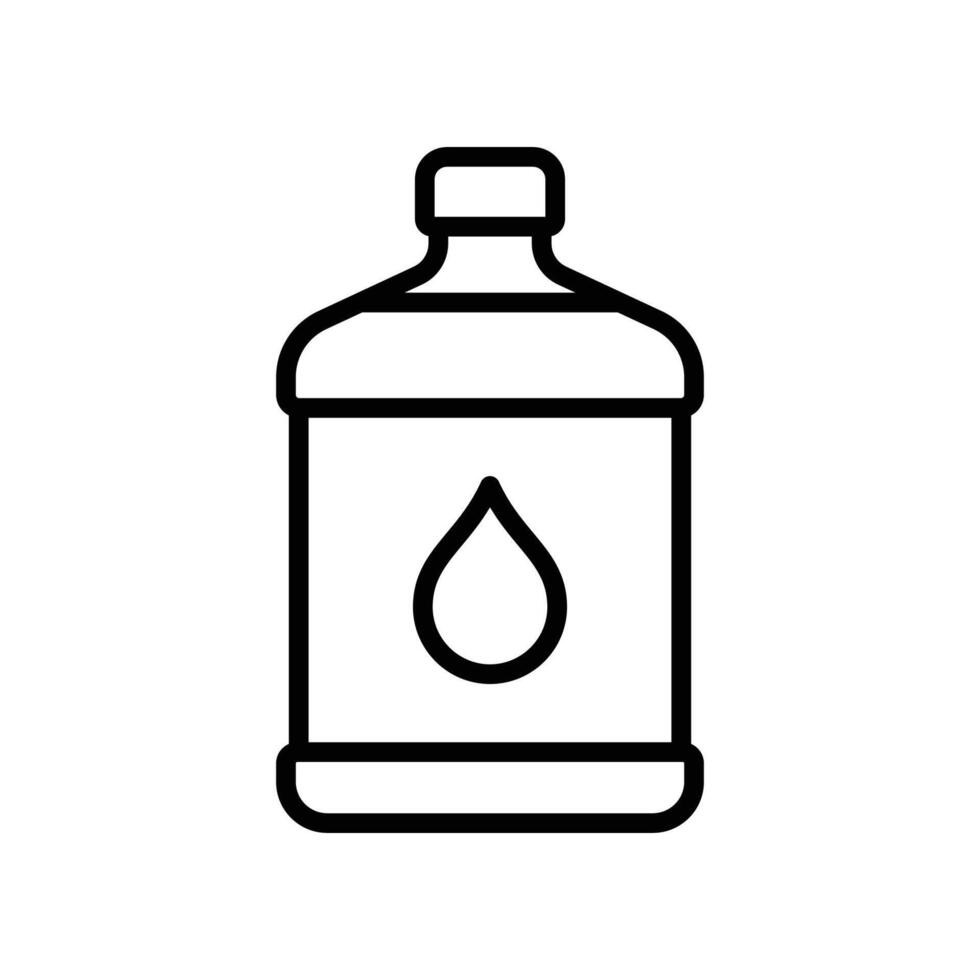 agua galón icono vector diseño modelo sencillo y limpiar