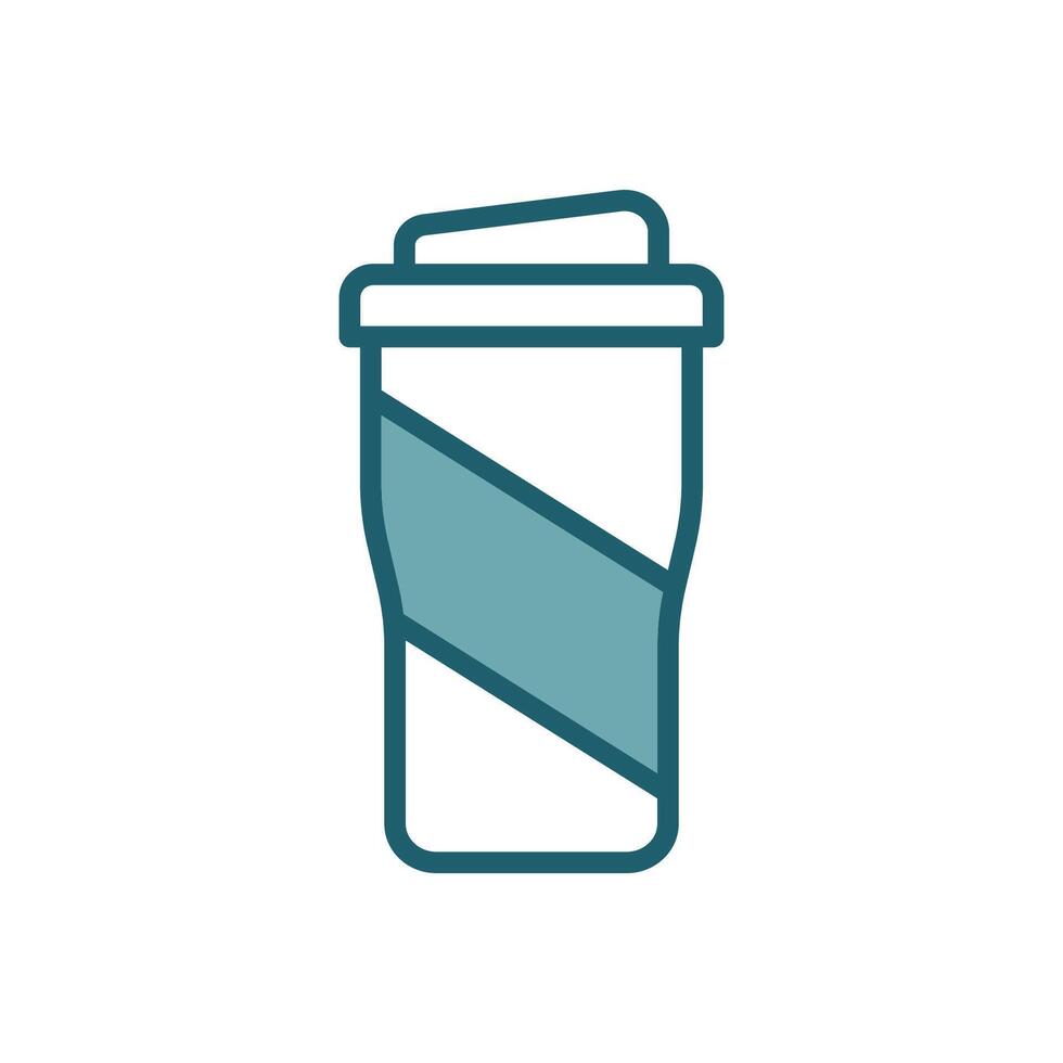 tumbler icon vector design template simple and clean