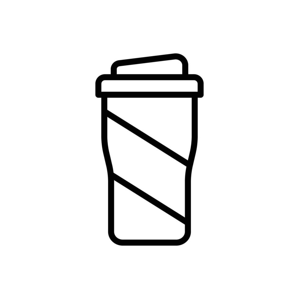 tumbler icon vector design template simple and clean