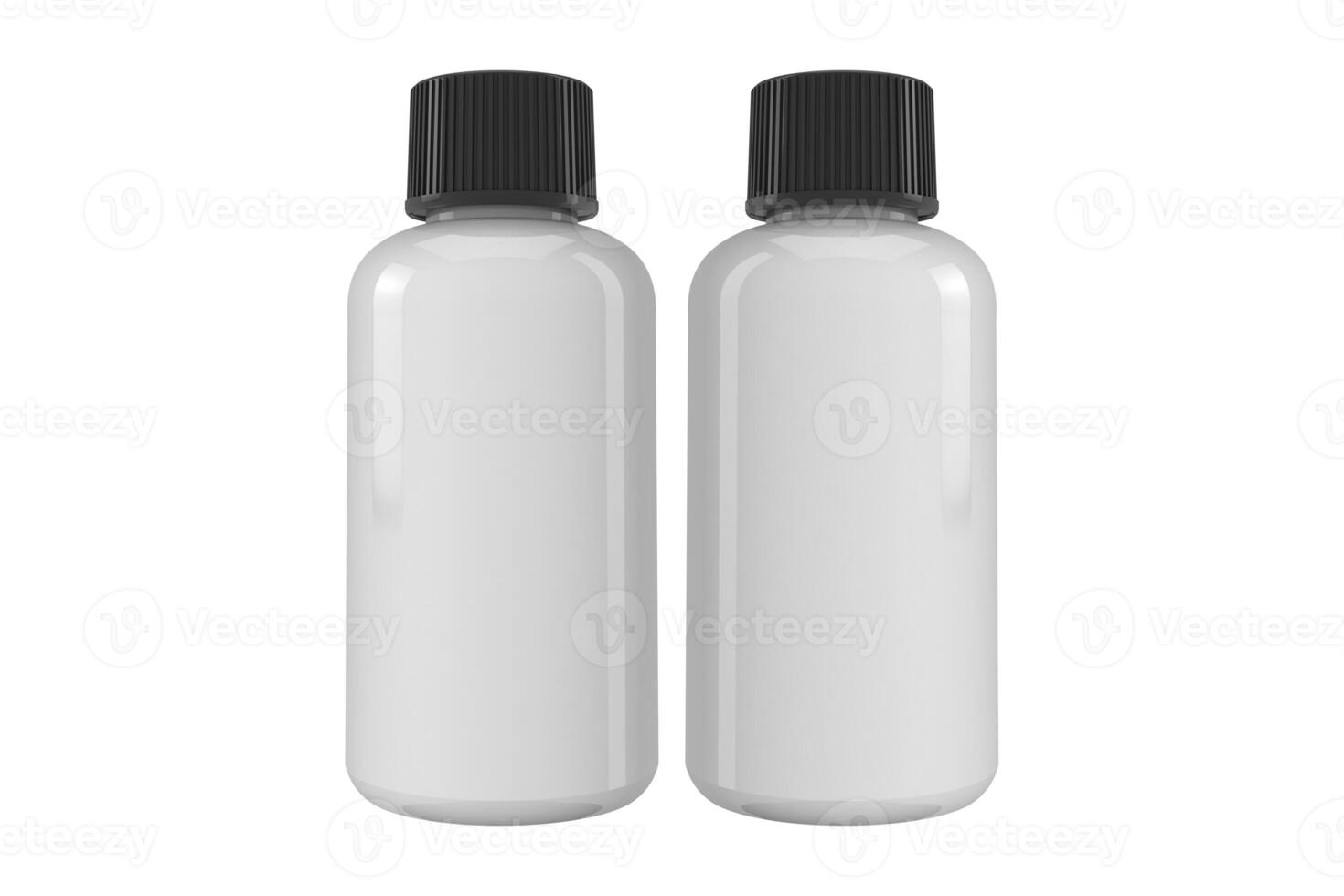 3d Illustration, supplement bottle mock-up - Pills Bottle Mockup photo