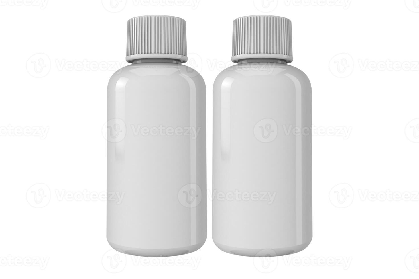 3d Illustration, supplement bottle mock-up - Pills Bottle Mockup photo