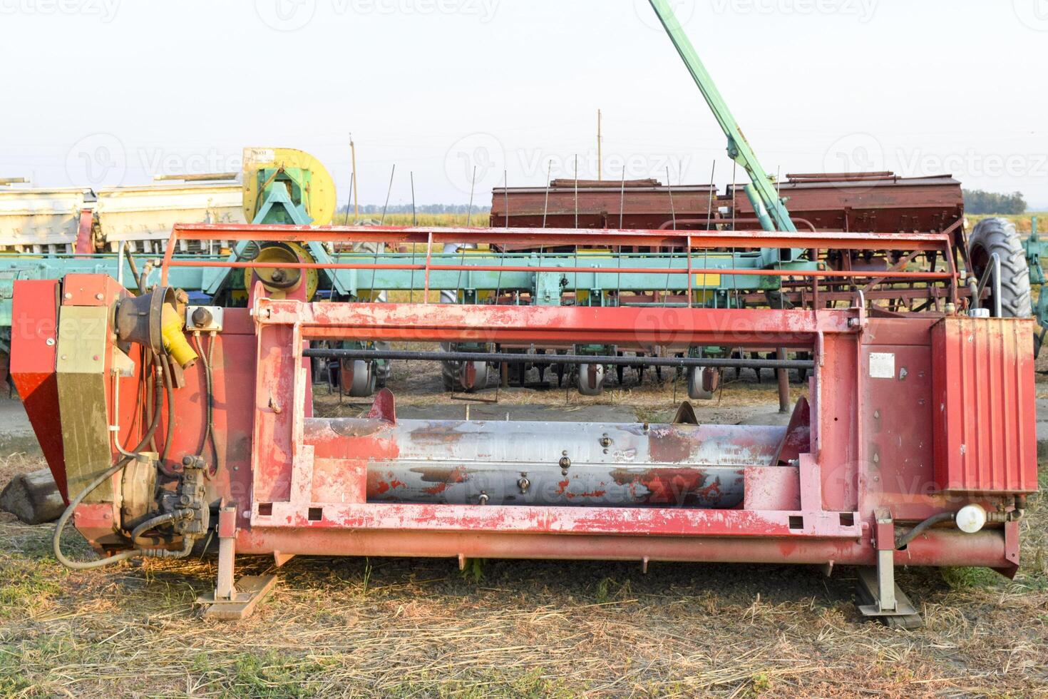 Harvest part of combine harvester photo