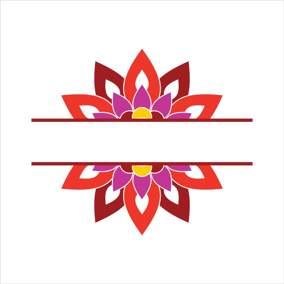 Mandala Wedding Ornament Vector Design