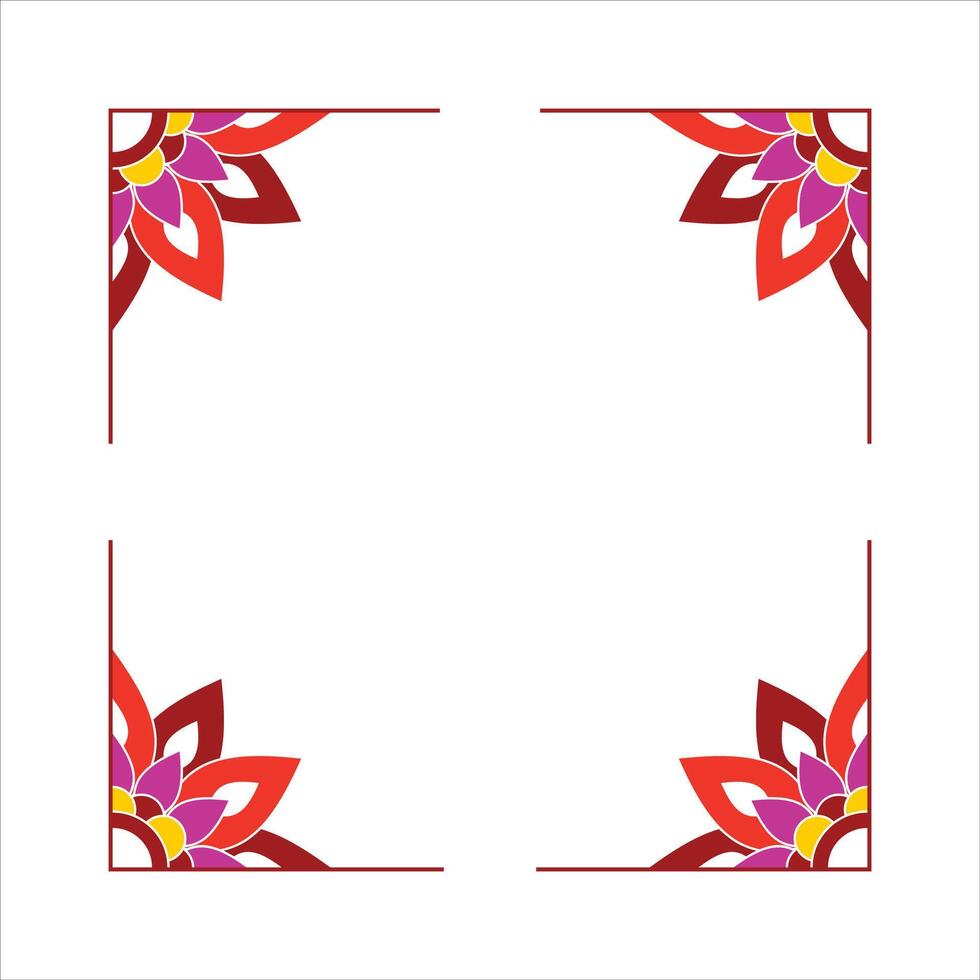 Mandala Wedding Ornament Vector Design