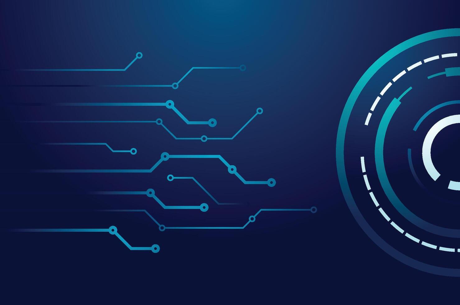Digital Technology Background Vector Design