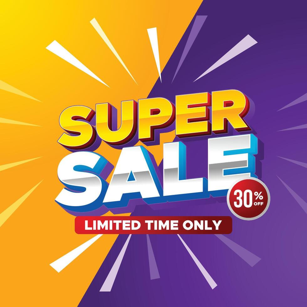 Big Sale Banner Vector Design