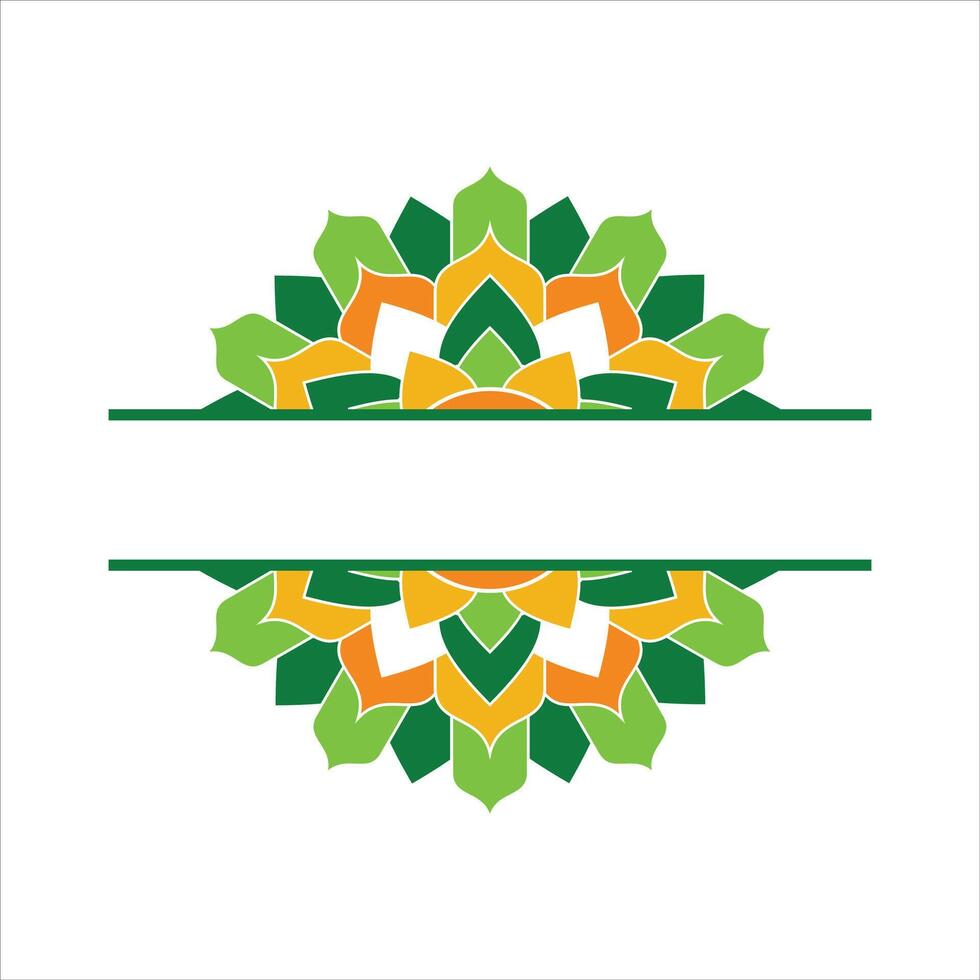 Mandala Wedding Ornament Vector Design