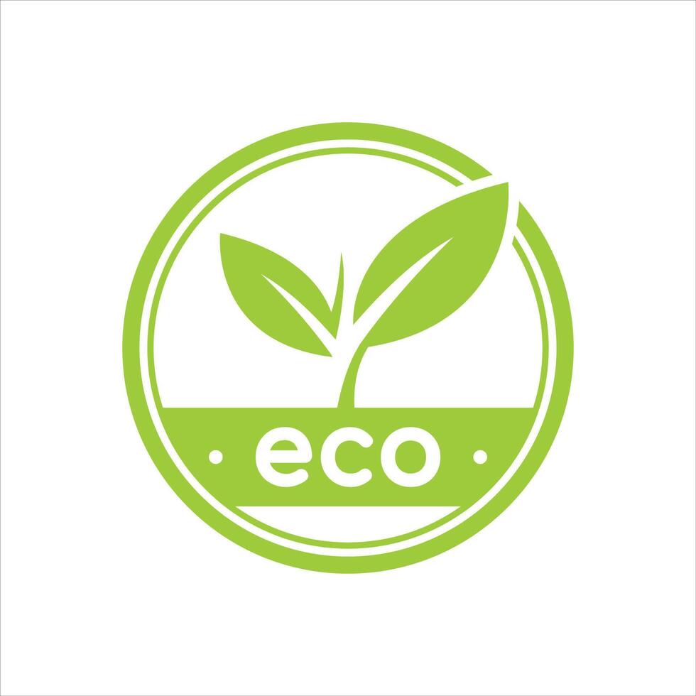 eco simpático icono diseño conjunto colección vector