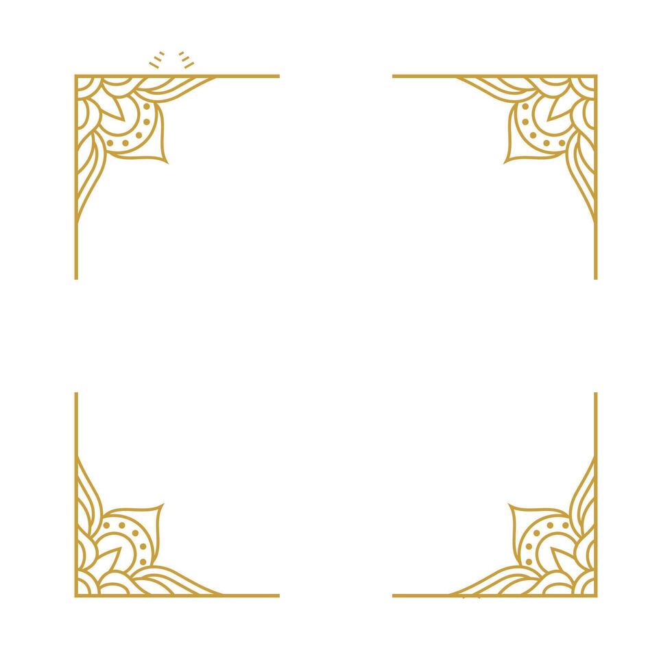 mandala Boda ornamento oro vector diseño