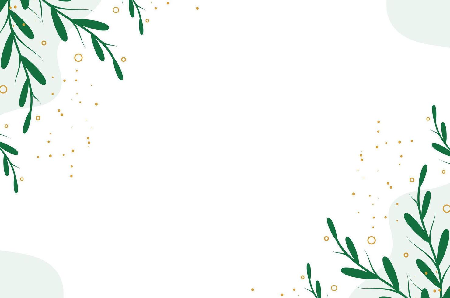 botanical design template background collection vector