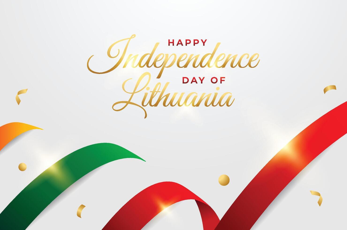 lithuania statehood day design illustration collection vector