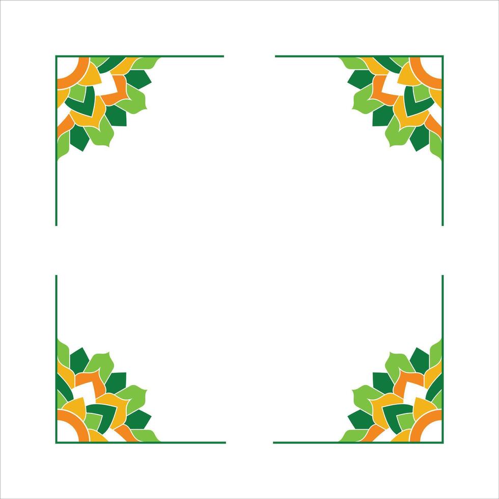 Mandala Wedding Ornament Vector Design