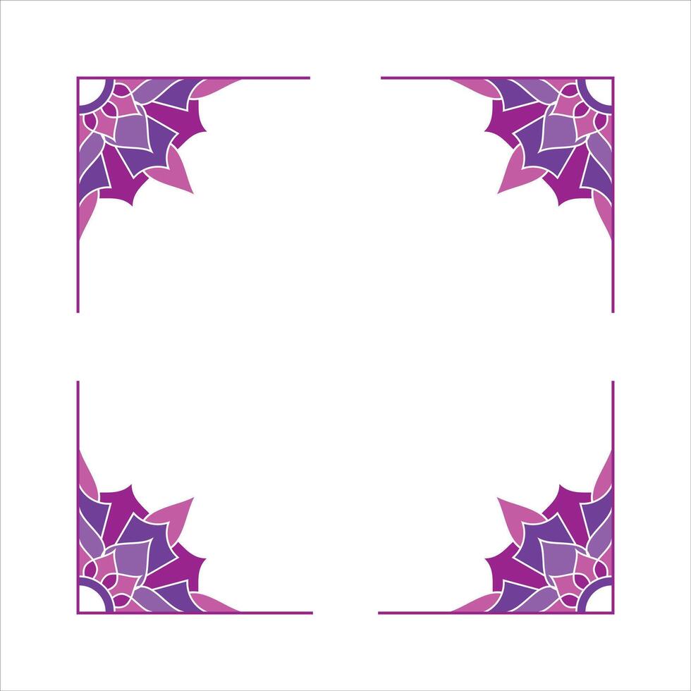 Mandala Wedding Ornament Vector Design