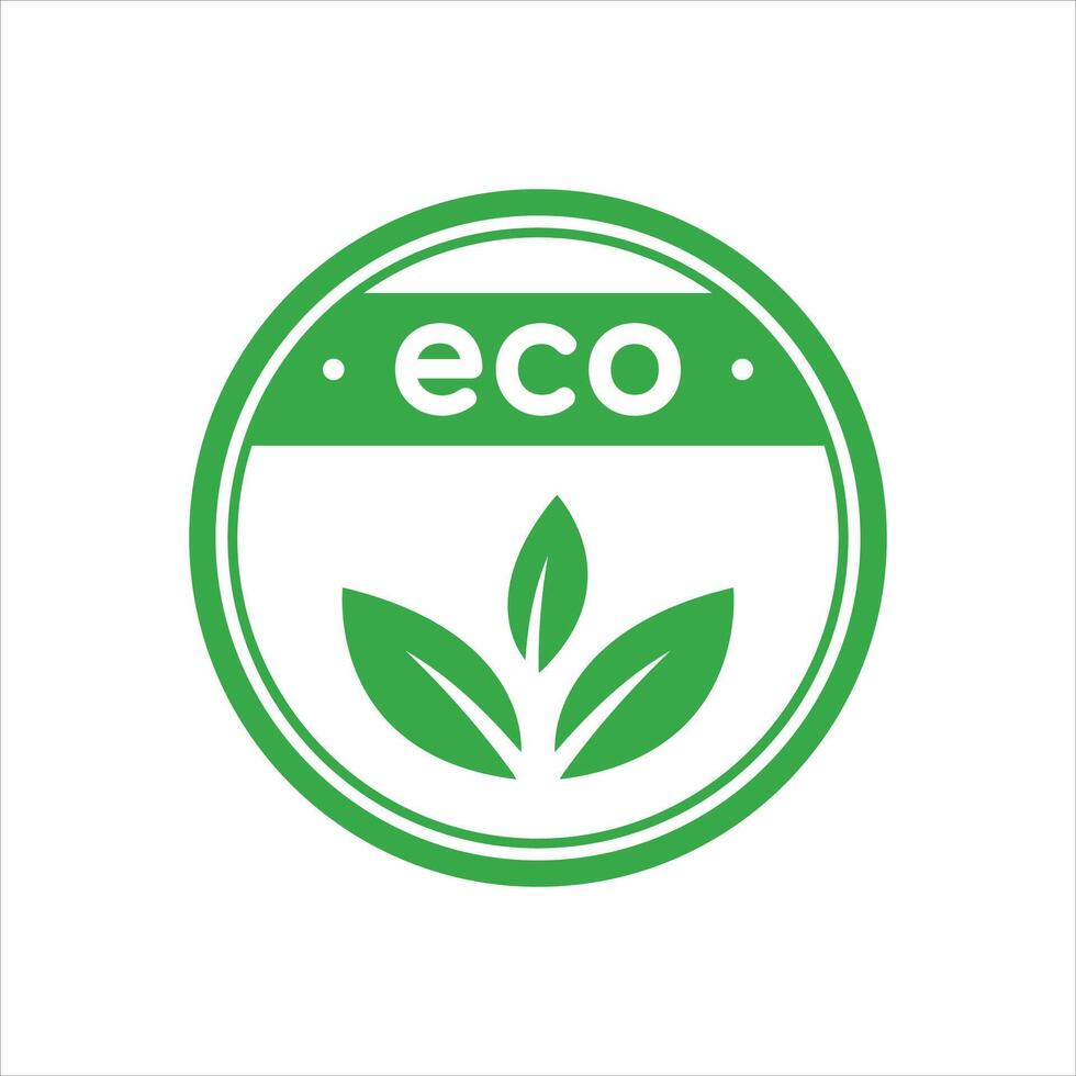 eco simpático icono diseño conjunto colección vector