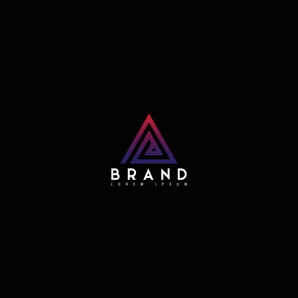 triangle logo vector