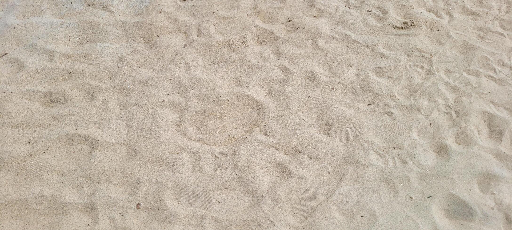 image of white sand beach on the coast of Brazil on a sunny photo