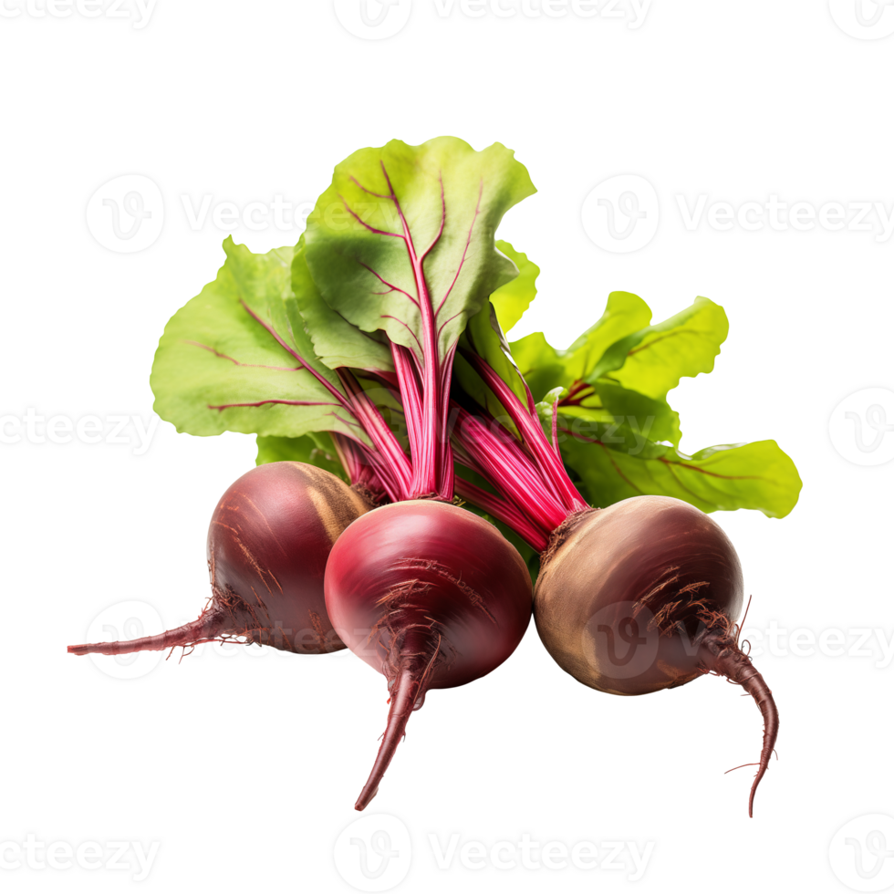 AI generated Beets isolated on a transparent background. png