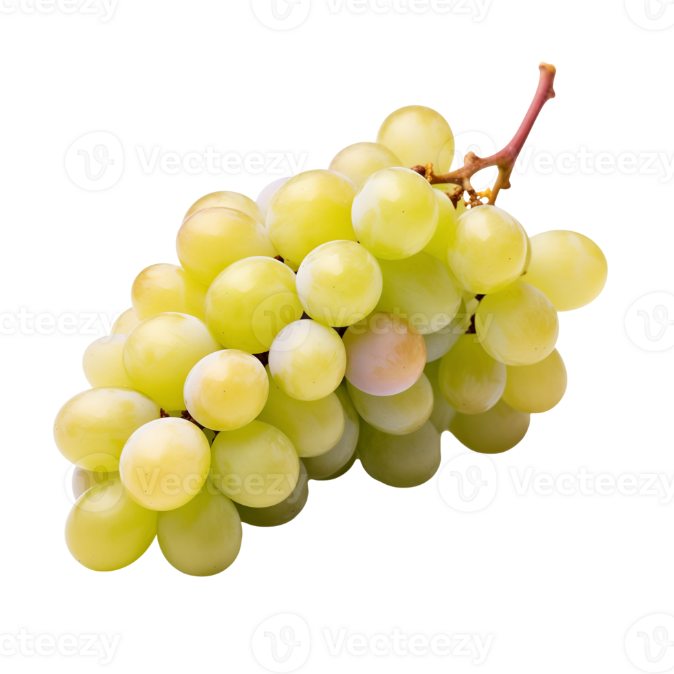 AI generated Grapes isolated on a transparent background. png